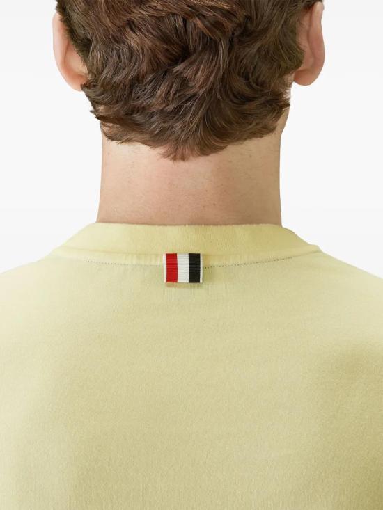  톰브라운 스웨터 MJS169G07862 yellow - THOM BROWNE