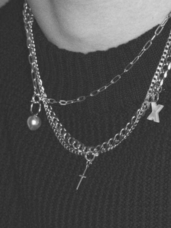  마리아 블랙 목걸이/팬던트 루시드 레터 챠밍 골드 - MARIA BLACK