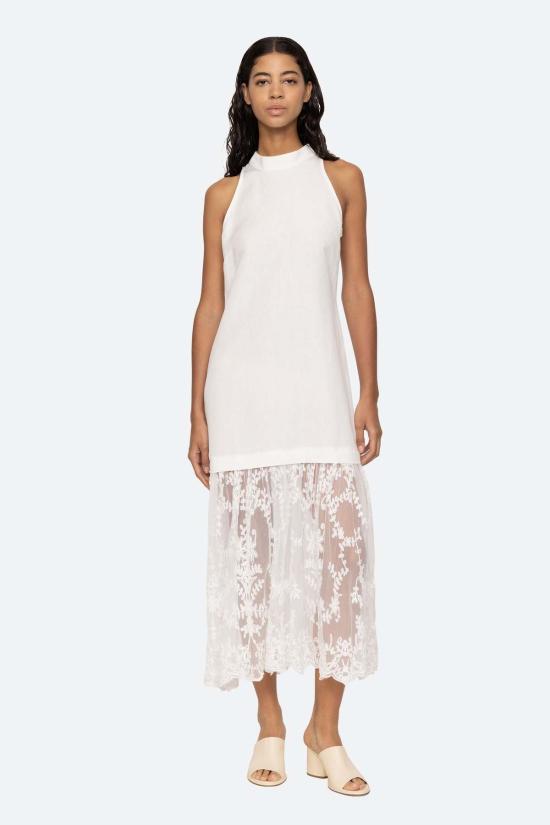  씨뉴욕 롱 원피스 Sea Ny Marja 콤보 드레스 펄