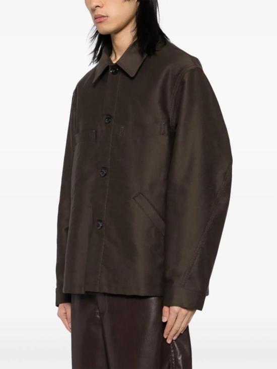  르메르 자켓 OW1113LF1300 dark brown - LEMAIRE