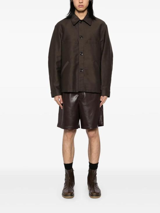  르메르 자켓 OW1113LF1300 dark brown - LEMAIRE