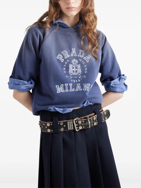 25SS 프라다 반팔 티셔츠 135730SOOO16VZ F0124 NAVY - PRADA