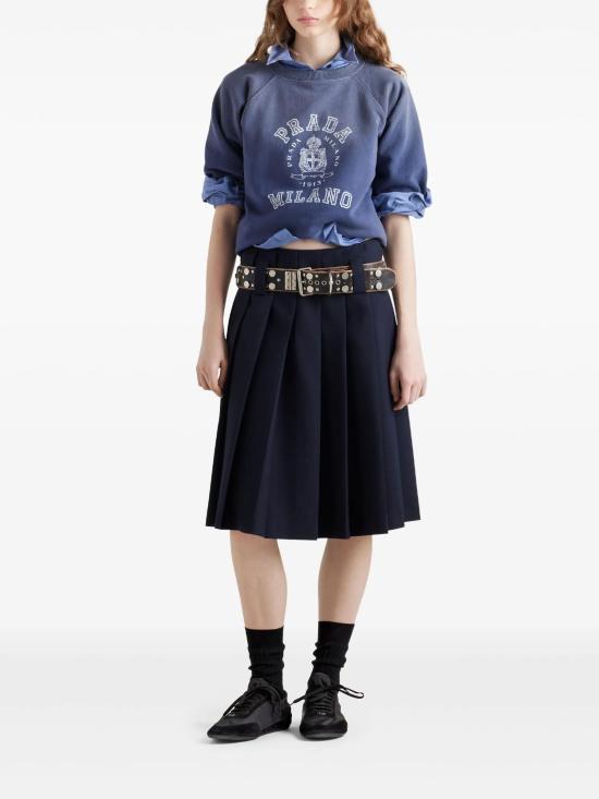 25SS 프라다 반팔 티셔츠 135730SOOO16VZ F0124 NAVY - PRADA