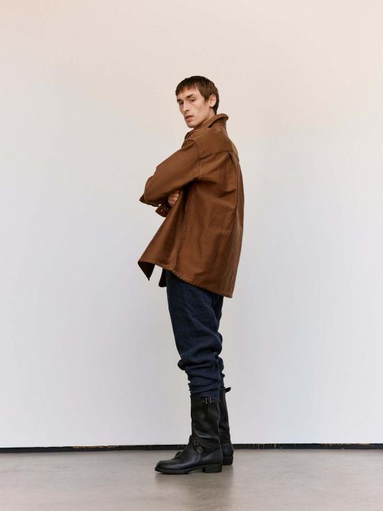  케이시 케이시 긴팔 셔츠 진저 파이유 볼륨러 - CASEY CASEY