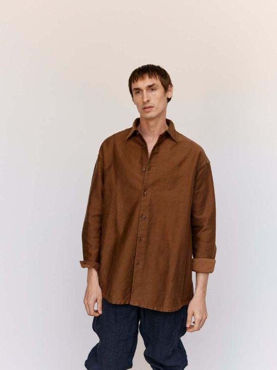  케이시 케이시 긴팔 셔츠 진저 파이유 볼륨러 - CASEY CASEY