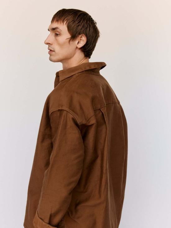  케이시 케이시 긴팔 셔츠 진저 파이유 볼륨러 - CASEY CASEY