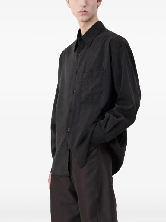  르메르 긴팔 셔츠 SH1116LF1308 brown - LEMAIRE