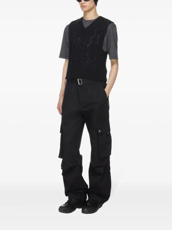  아워레가시 니트 베스트 M4243CBF black - OUR LEGACY