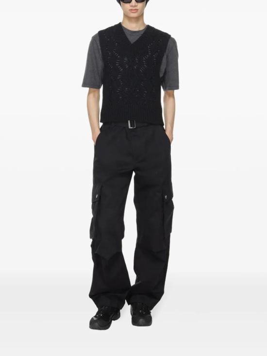  아워레가시 니트 베스트 M4243CBF black - OUR LEGACY