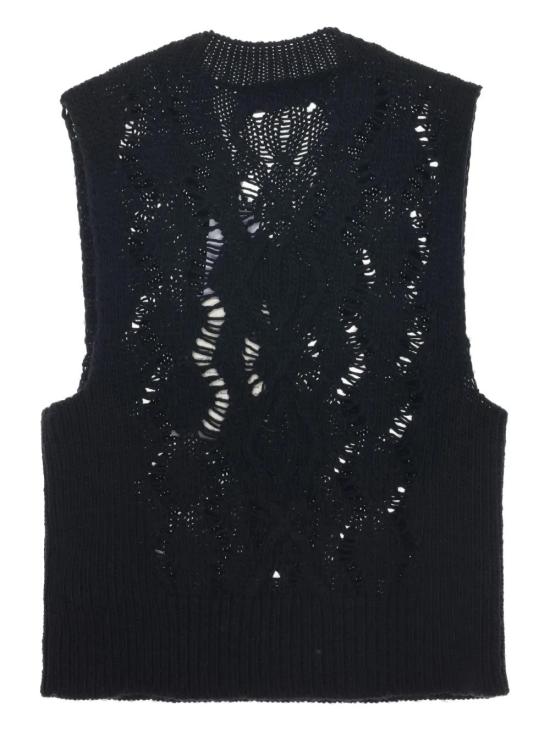  아워레가시 니트 베스트 M4243CBF black - OUR LEGACY