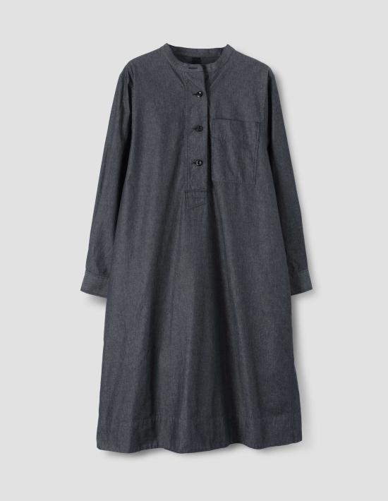  마가렛호웰 미디 원피스 WHDR0512A24MAZ CHR CHARCOAL DOM