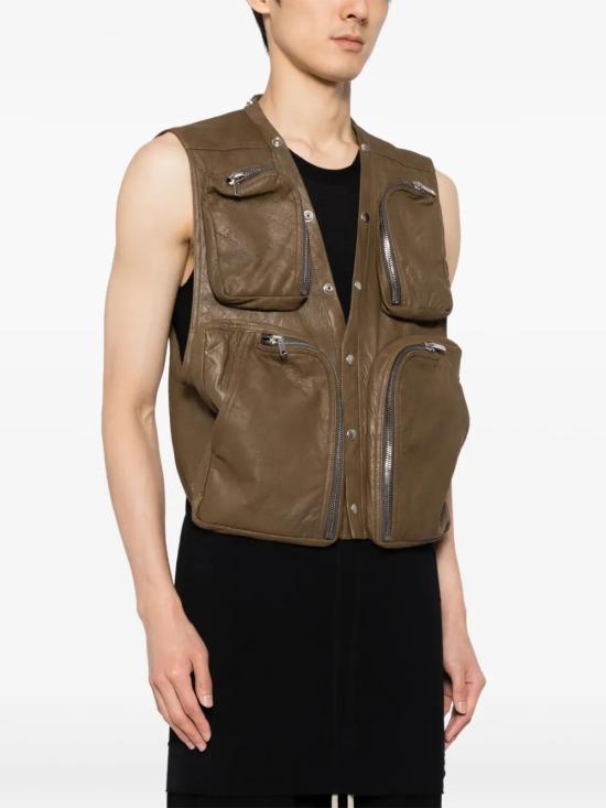 릭 오웬스 베스트 RU02D6767LBA camel - RICK OWENS
