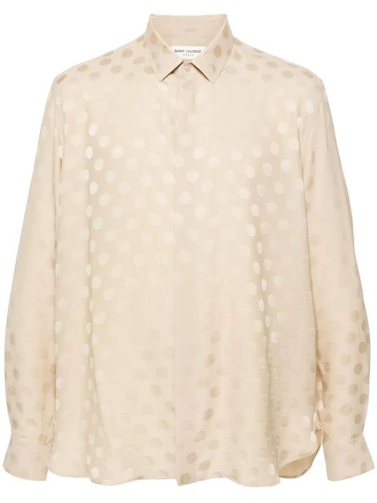  생로랑 긴팔 셔츠 646850Y1I44 beige