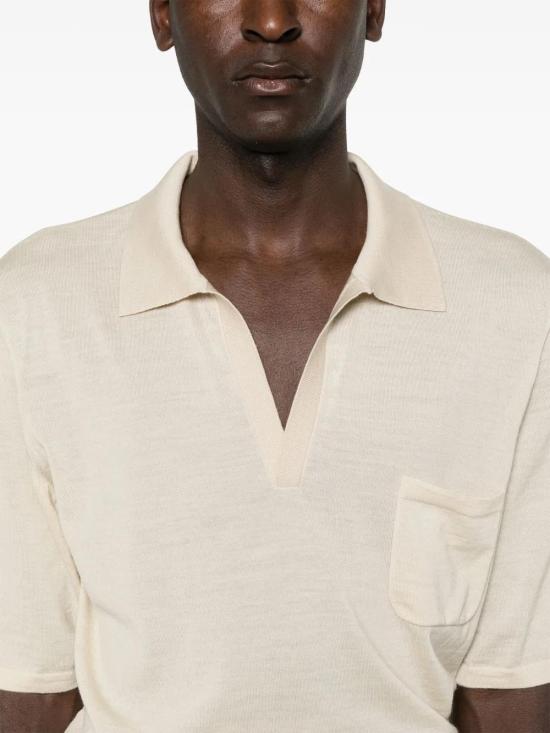  생로랑 반팔 티셔츠 778950Y75YW ecru - SAINT LAURENT