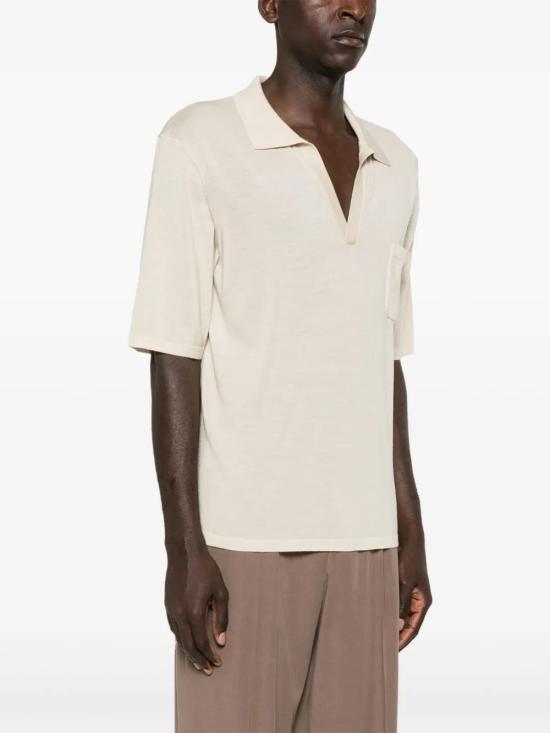  생로랑 반팔 티셔츠 778950Y75YW ecru - SAINT LAURENT