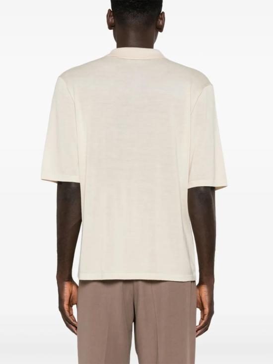  생로랑 반팔 티셔츠 778950Y75YW ecru - SAINT LAURENT