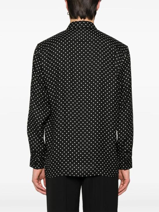  생로랑 긴팔 셔츠 774775Y2E13 black - SAINT LAURENT
