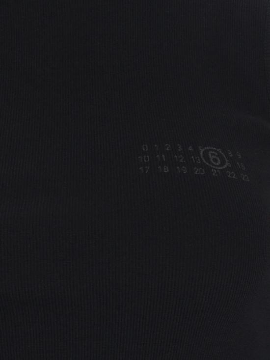 25SS MM6 메종마르지엘라 민소매 티셔츠 S52NL0069 MTJ017961 Black - MM6 MAISON MARGIELA