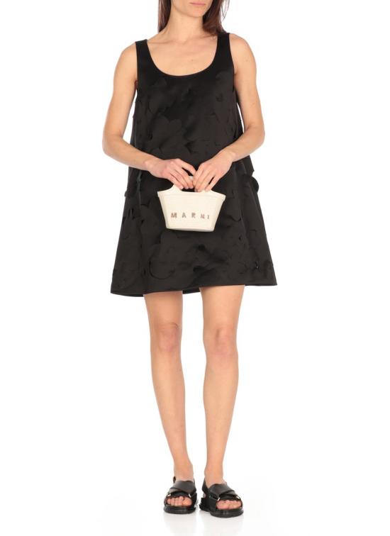 25SS 마르니 숏 원피스 ABMA1396S0USR00900N99 Black - MARNI