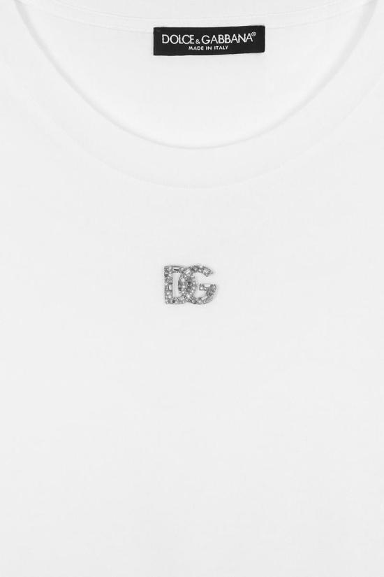 25FW 돌체앤가바나 반팔 티셔츠 F8N08ZG7B3UW0800 WHITE - DOLCE & GABBANA