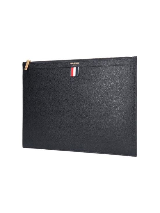 25SS 톰브라운 클러치/파우치 MAC021L 00198001 Black - THOM BROWNE