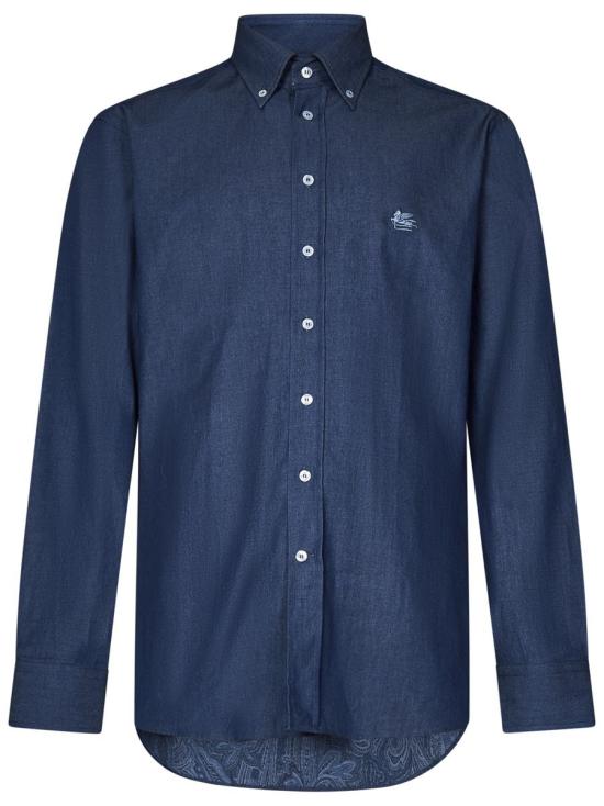 25FW 에트로 데님 셔츠 MRIB000499SA531X0883 BLUE