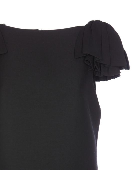 25SS 발렌티노 가라바니 숏 원피스 VAEQ01CF0NO Black - VALENTINO GARAVANI