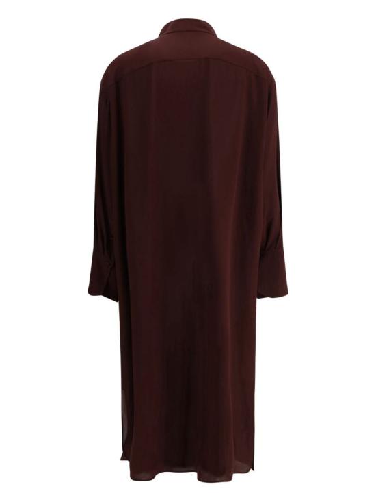 25SS 알렉산더 맥퀸 미디 원피스 813726QBAAF5006 PURPLE - ALEXANDER MCQUEEN