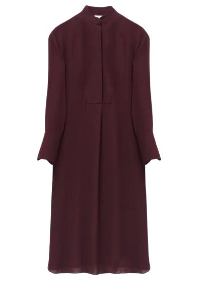 25SS 알렉산더 맥퀸 미디 원피스 813726QBAAF5006 PURPLE - ALEXANDER MCQUEEN