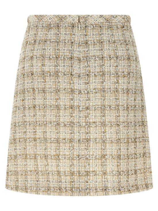 25SS 베르사체 숏 스커트 1015715 1A136462KN80 WHITE