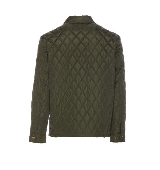 25SS 버버리 퀼팅 나일론 오버셔츠  8100843C1748 GREEN - BURBERRY