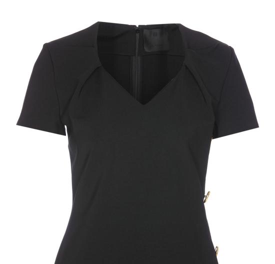 25SS 지방시 미디 원피스 BW22AF30RB001 Black - GIVENCHY