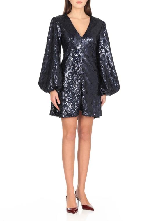 25SS 로테이트 바이 크리스텐슨 숏 원피스 1133352318Sky Captain Dark Blue BLUE - ROTATE BY BIRGERCHRISTENSEN