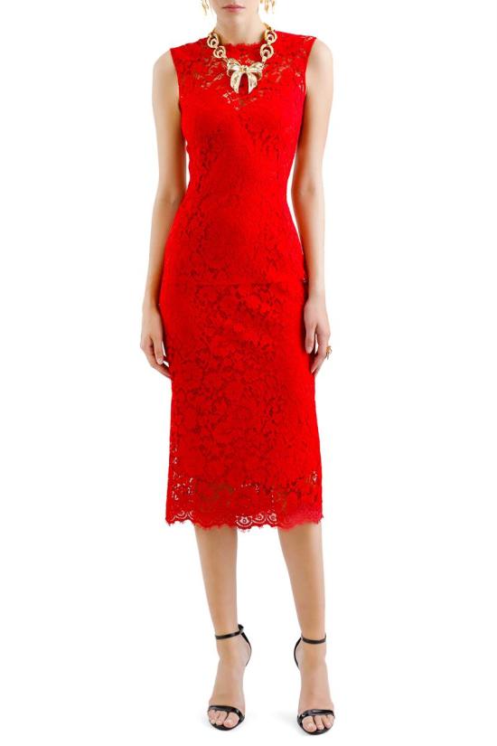 25FW 돌체앤가바나 원피스 F6TJTTHLMIIR0026 LIGHT BURGUNDY - DOLCE & GABBANA