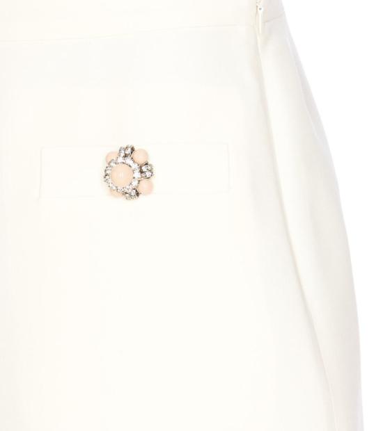 25SS 발렌티노 가라바니 스커트 RACH71CFA03 WHITE - VALENTINO GARAVANI