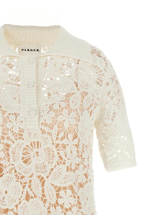 25SS 파로쉬 숏 원피스 D550877COPPER002 WHITE - PAROSH