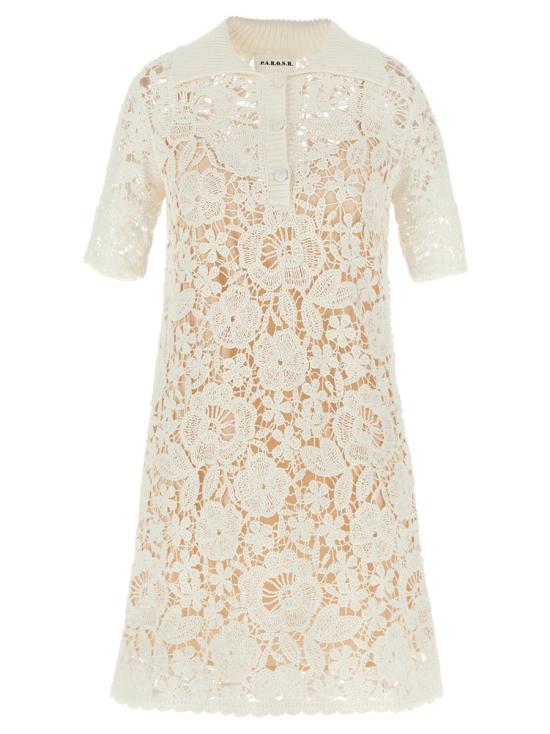 25SS 파로쉬 숏 원피스 D550877COPPER002 WHITE