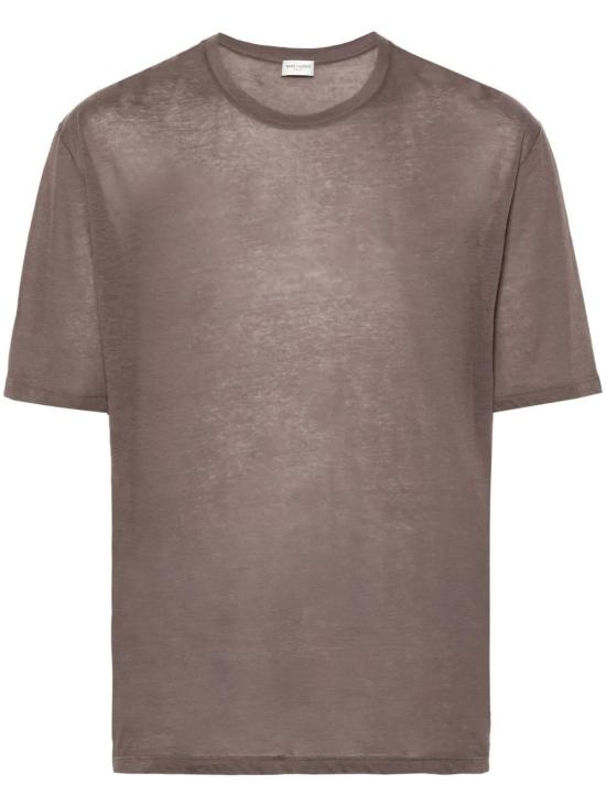  생로랑 반팔 티셔츠 780208Y37LN taupe