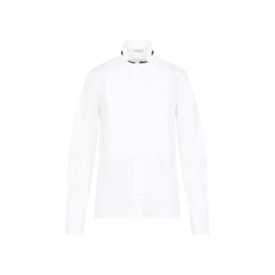 25SS 브루넬로 쿠치넬리 셔츠 M0091MP816 C159 BIANCO WHITE