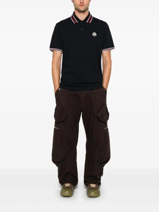  몽클레어 폴로 티셔츠 J20918A0001889A16 navy - MONCLER