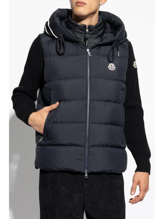  몽클레어 베스트 J20911A0020654A81 navy - MONCLER