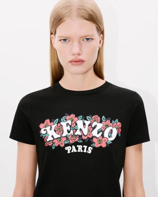 25SS 겐조 반팔 티셔츠 FF52TS1494SO 99J Black - KENZO