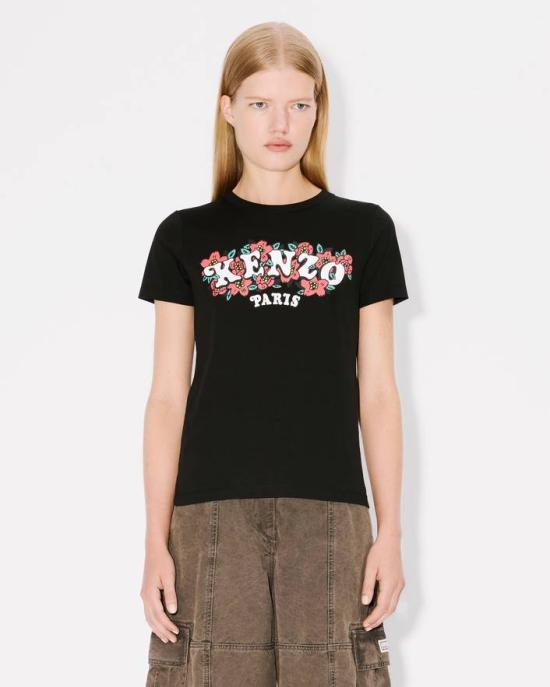 25SS 겐조 반팔 티셔츠 FF52TS1494SO 99J Black - KENZO