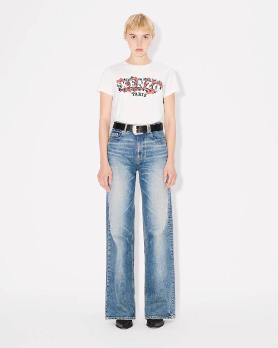 25SS 겐조 반팔 티셔츠 FF52TS1494SO 02 White - KENZO