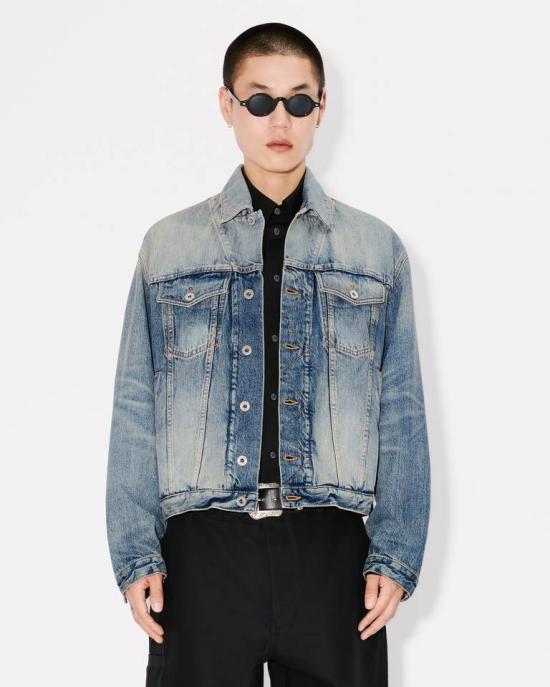 25SS 겐조 데님 자켓 FF55DV3026I7 DS Medium stone - KENZO