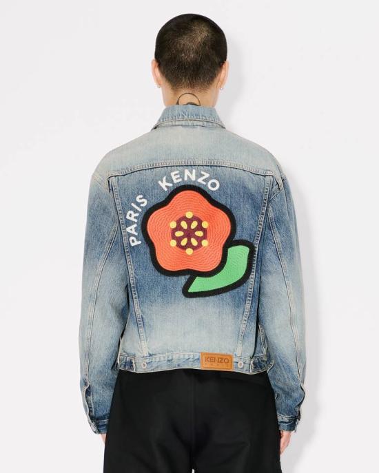 25SS 겐조 데님 자켓 FF55DV3026I7 DS Medium stone - KENZO