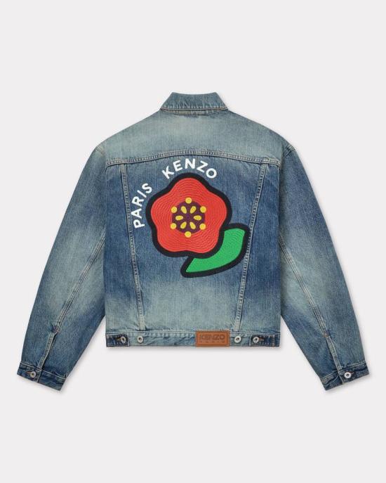 25SS 겐조 데님 자켓 FF55DV3026I7 DS Medium stone - KENZO