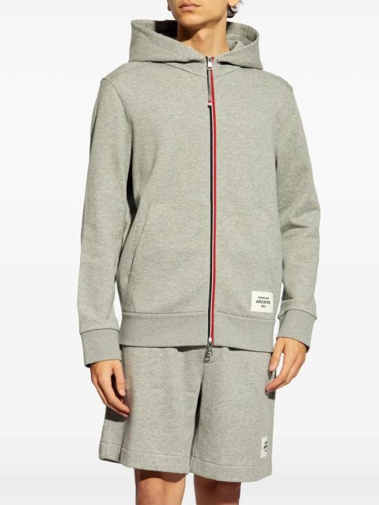  몽클레어 후드 티셔츠 J20918G0000489A8F grey - MONCLER