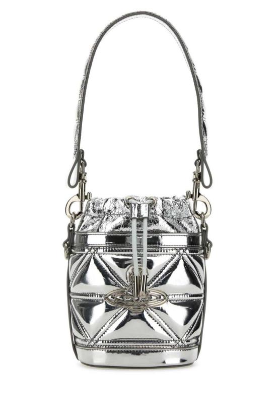 25SS 비비안웨스트우드 토트백 4C030009WS0024 Q401 SILVER