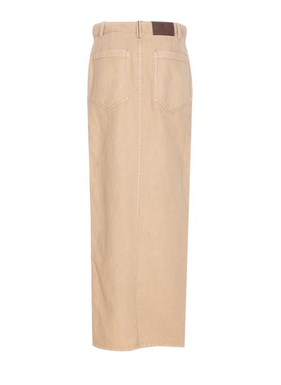 25SS 브루넬로 쿠치넬리 숏 스커트 ML996G3822C2910 Beige - BRUNELLO CUCINELLI